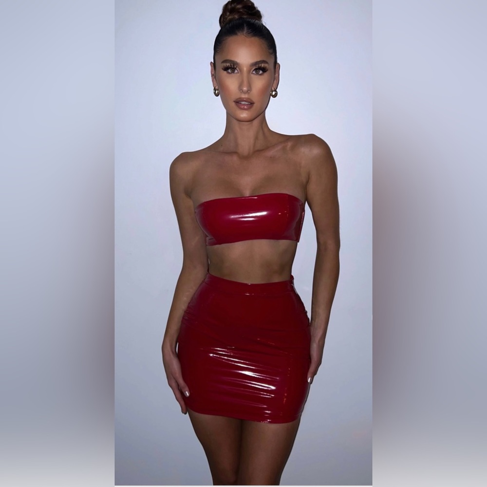 BabyBoo Red Skirt Set